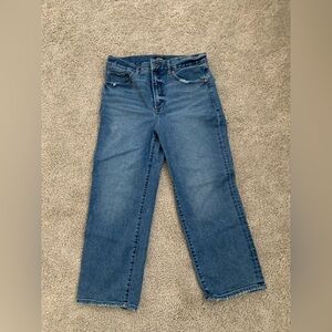 Express high rise ankle jeans size 10 short